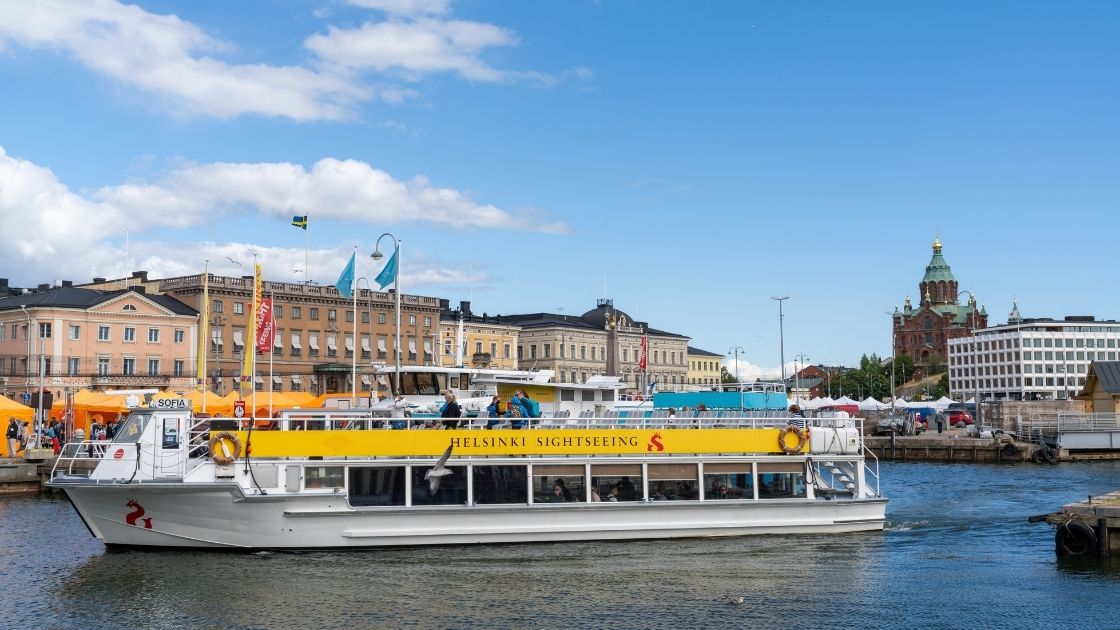 Sightseeing Bootstour durch den Hafen von Helsinki