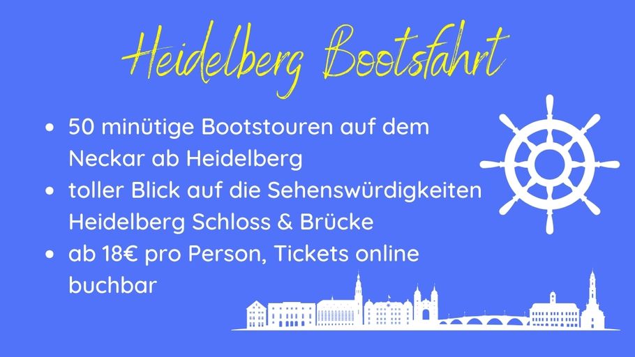 Heidleberg Bootstour