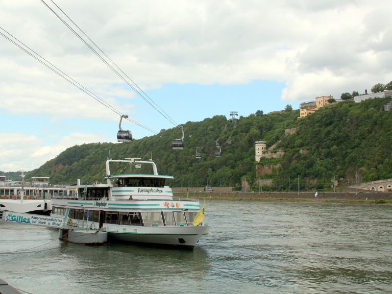 Anleger für Bootstouren ab Koblenz