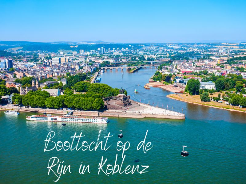 Boottocht op de Rijn in Koblenz